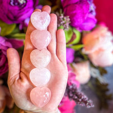 Load image into Gallery viewer, 3 cm Rose Quartz Hearts for Valentines Day Gifts