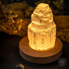 Load image into Gallery viewer, Selenite Cleansing Lamp