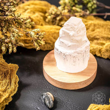 Load image into Gallery viewer, Selenite Cleansing Lamp