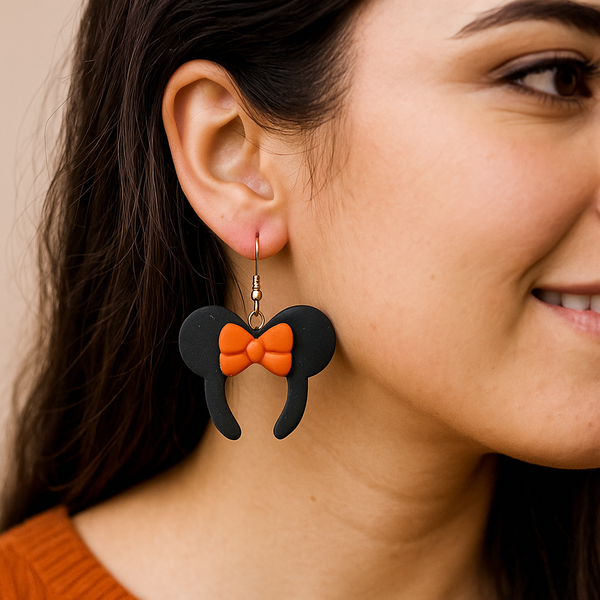 Disney Magic Meets Halloween Charm: Our New Bow Earrings Are Here! 🎃✨