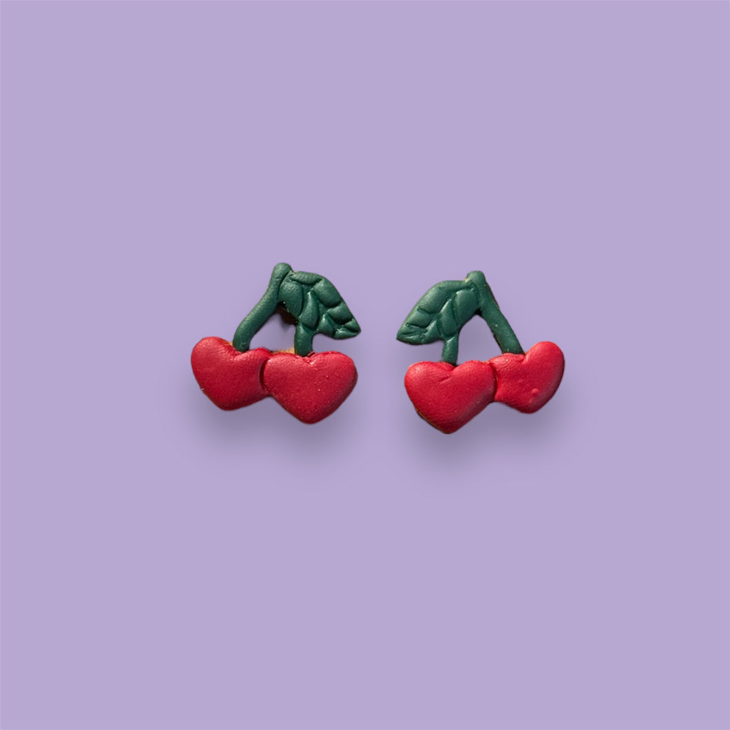 Cherry Delight Stud Earrings