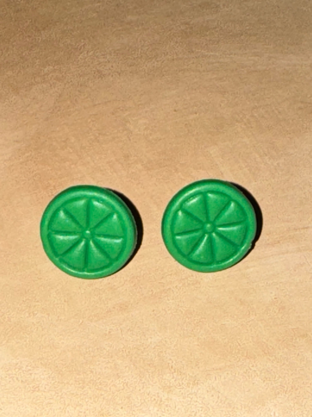 Whole Citrus Fruit Slice Mini Stud