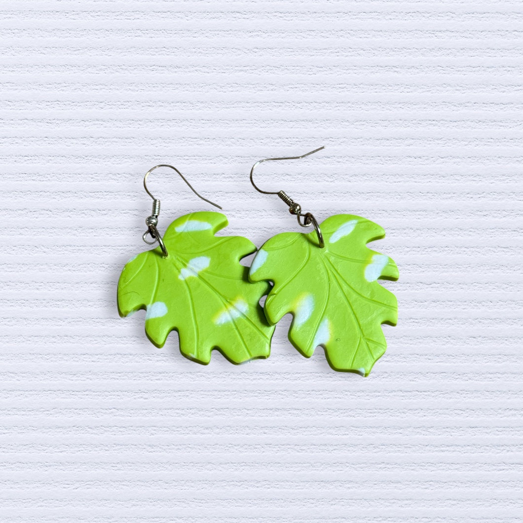 Monstera Earrings