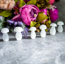 Load image into Gallery viewer, 1 3/4&quot; Selenite Mushroom, Crystal Mushrooms
