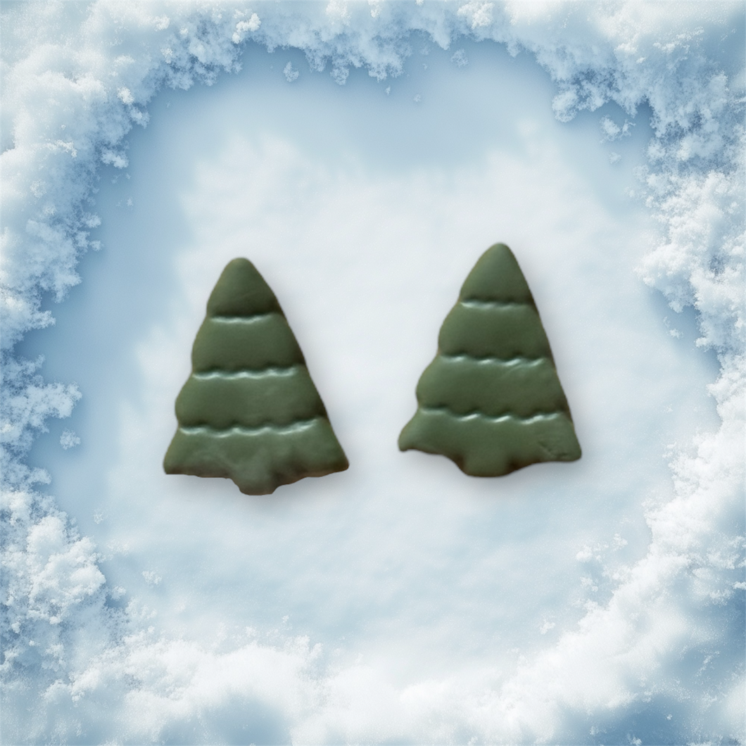 Evergreen Tree Stud Earrings