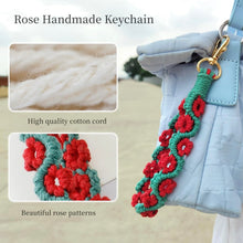 Load image into Gallery viewer, Floral Loop Macrame Wristlet
