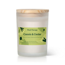 Load image into Gallery viewer, Cassis &amp; Cedar Naturally Scented Candle
