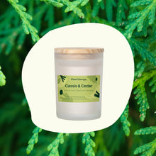 Load image into Gallery viewer, Cassis &amp; Cedar Naturally Scented Candle
