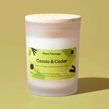 Load image into Gallery viewer, Cassis &amp; Cedar Naturally Scented Candle
