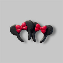 Load image into Gallery viewer, Minnie Mouse Ear Headband Earrings
