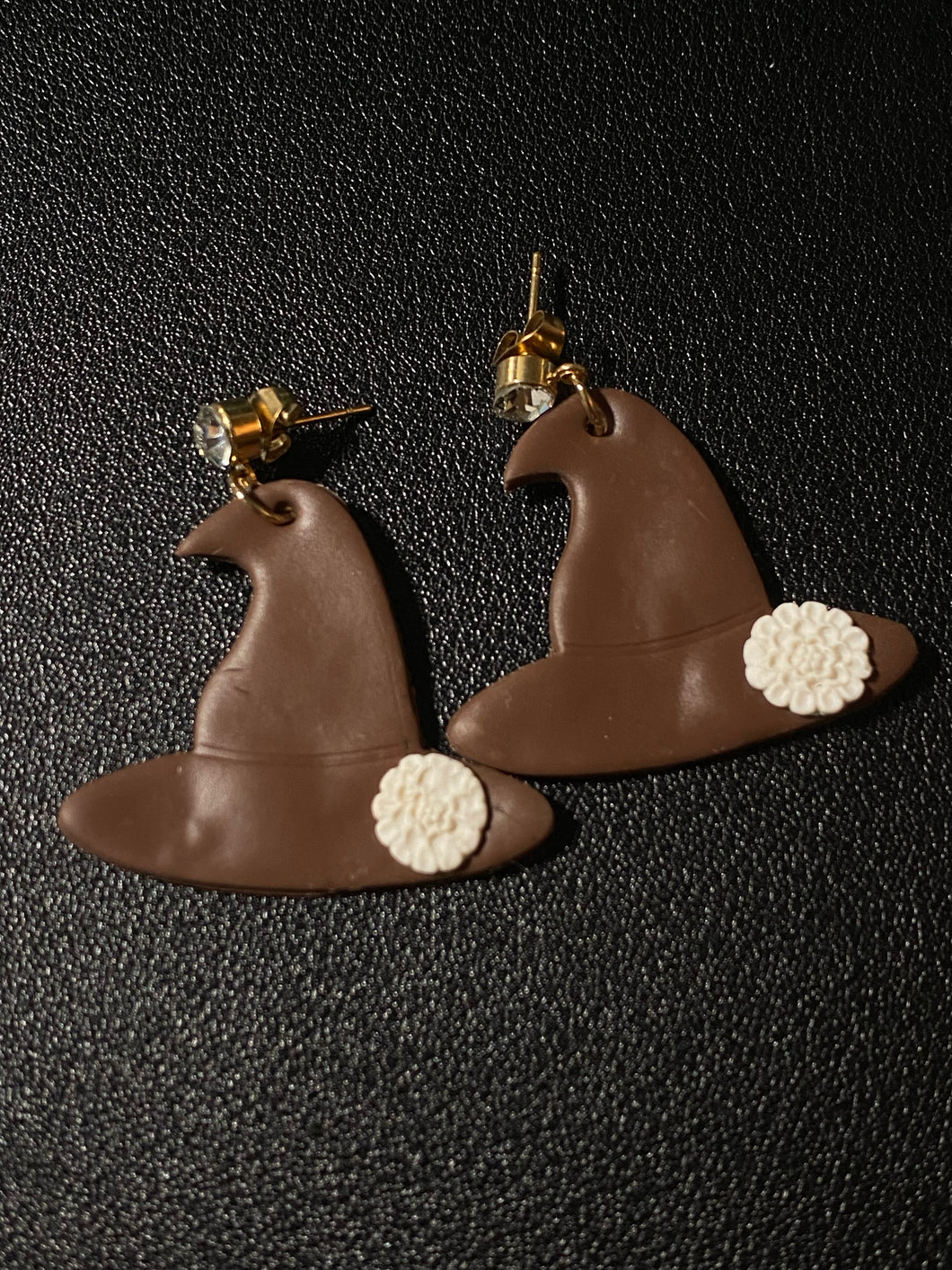 Hat with Flower Earring