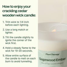 Load image into Gallery viewer, Sagewood Ember Naturally Scented Candle
