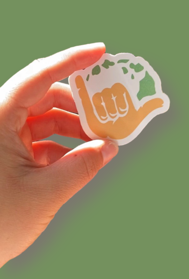 Aloha, Earth Sticker