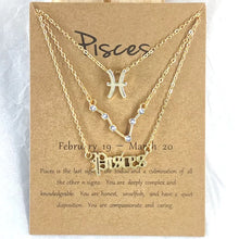 Load image into Gallery viewer, Zodiac Constellation Necklace Set
